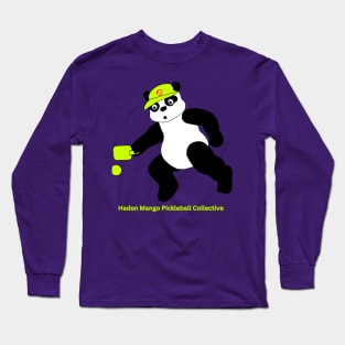 Panda Bear PickleBaller Long Sleeve T-Shirt